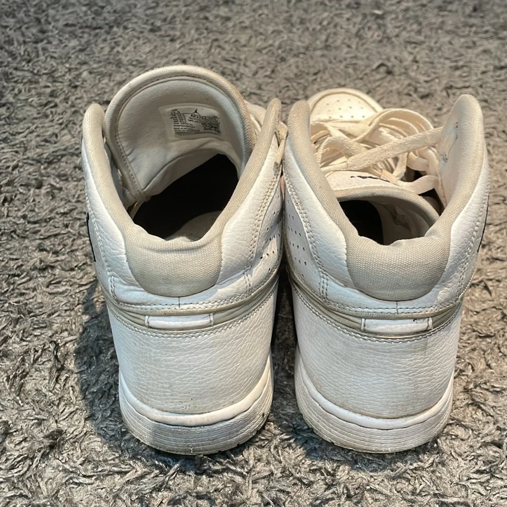 Nike Air Jordan Mid-Top Sneakers in White